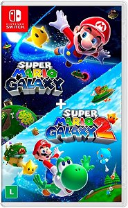 Super Mario Galaxy + Super Mario Galaxy 2 Seminovo - Nintendo Switch