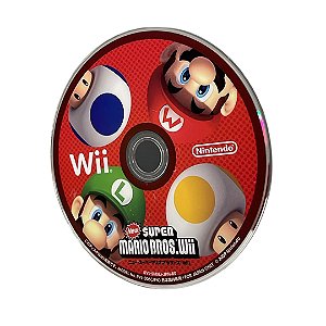 New Super Mario Bros - Apenas o Disco (Japonês) - Seminovo - Nintendo Wii