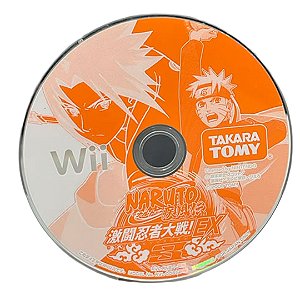 Naruto Shippuden Gekitou Ninja Taisen! EX 3 - Disco (Japonês) - Seminovo - Nintendo Wii