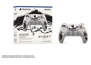 Controle Dualsense Edição Limitada Ghost of Yotei Black - PS5