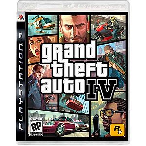 Grand Theft Auto GTA IV Seminovo – PS3