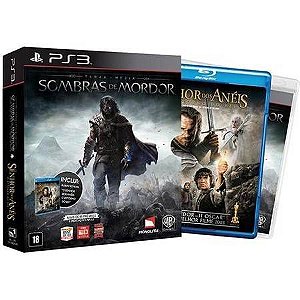 Terra-Média: Sombras de Mordor + Blu-Ray Seminovo – PS3
