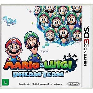 Mario Luigi Dream Team Seminovo – 3DS