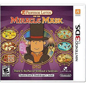 Professor Layton And The Miracle Mask Seminovo – 3DS