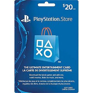 Cartão PSN $20 – Playstation Network Card – USA