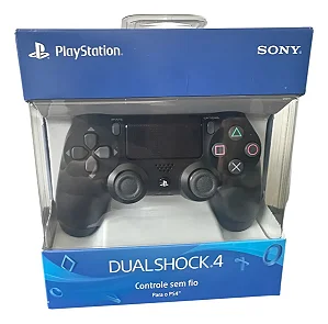 Controle Sem Fio – Dualshock 4 Preto (Jet Black) – PS4