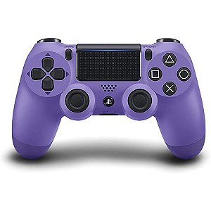 Controle Sem Fio Dualshock 4 Roxo Elétrico Seminiovo – PS4
