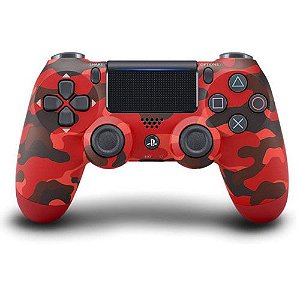 Controle Sem Fio – Dualshock 4 Camuflado ( Red Camo ) Seminovo – PS4
