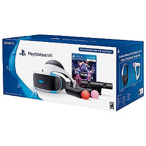 Óculos Playstation VR Bundle PlayStation Worlds CUH-ZVR2 Seminovo– PS4