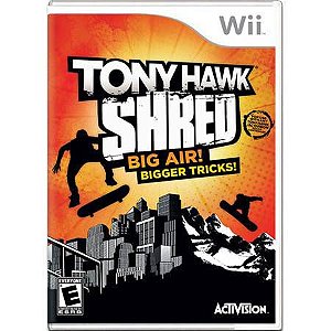 Tony Hawk Shred Big Air! Bigger Tricks! Seminovo – Nintendo Wii