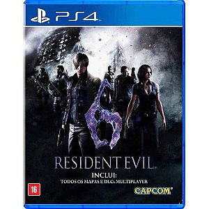 Resident Evil 6 Seminovo – PS4