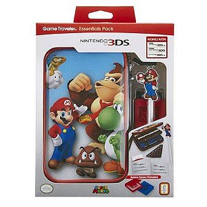 Case Traveler Essentials Pack Super Mario - Nintendo 3DS