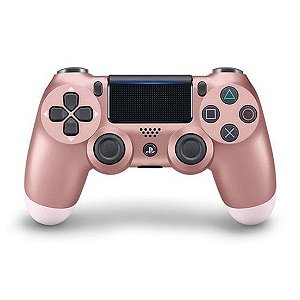 Controle Sem Fio – Dualshock 4 Ouro Rosa (Rose Gold) Seminovo – PS4