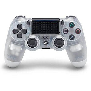 Controle Sem Fio Dualshock 4 Transparente (Crystal ) Seminovo – PS4