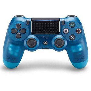 Controle Sem Fio – Dualshock 4 Transparente Azul (Crystal ) – PS4