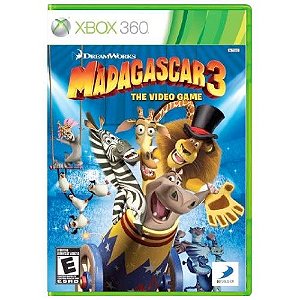 Madagascar 3 Seminovo - Xbox 360