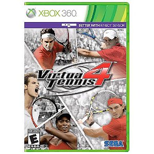 Virtua Tennis 4 Seminovo - Xbox 360