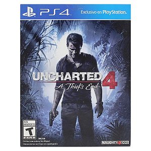 Uncharted 4 A Thief’s End Seminovo Encartelado – PS4