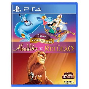 Disney Classic Games Aladdin e O Rei Leão Seminovo - PS4