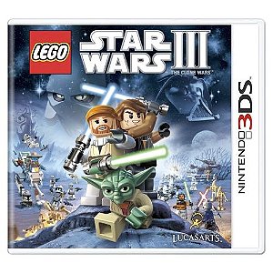Lego Star Wars III The Clone Wars Seminovo - 3DS