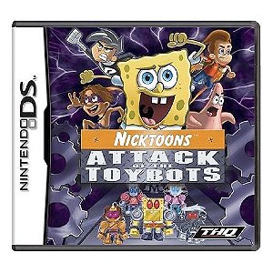 Nicktoons: Attack of the Toybots Seminovo - Nintendo DS