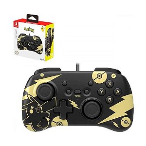 Controle Com Fio HoriPad Mini Pikachu - Nintendo Switch