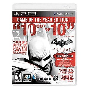 Batman Arkham City GOTY Seminovo - PS3