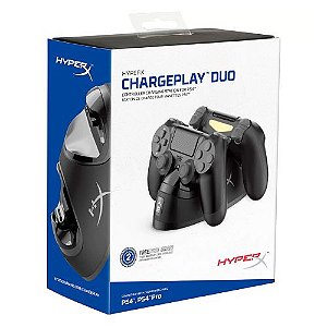ChargePlay Duo HyperX - Carregador para Controle PS4 Dualshock 4 Seminovo