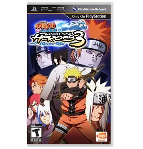 Naruto Shippuden Ultimate Ninja Heroes 3 Seminovo - PSP