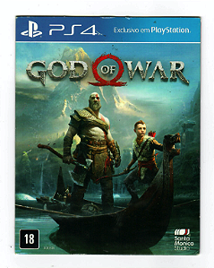 God of War Seminovo Encartelado - PS4