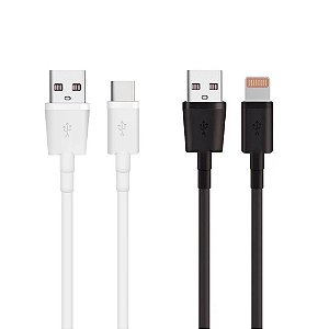 Cabo Dinamic Lightning, Tipo C e Micro USB V8 - 1m e 2m - Gshield