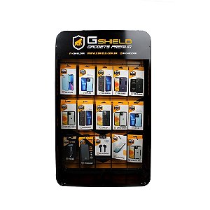 Display Expositor de chão - 10 ganchos - Gshield - Atacado Gorila Shield -  Acessórios para celular