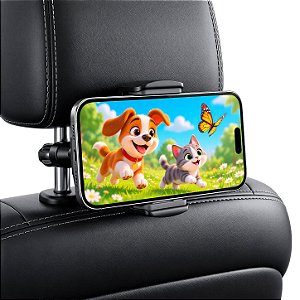 Suporte Veicular de Celular Universal Rotação 360° para Encosto do Banco Traseiro - Survivor - Gshield