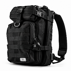 Mochila Tática 30L com Entrada USB-A, P2 e Capa de Chuva Integrada - Raptor - Gshield