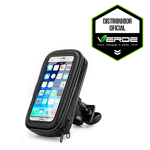 Suporte de Celular Impermeável para Bike e Moto - Verde