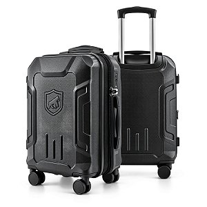 Mala de Viagem Média 24" Expansível 84L com Sistema de Sucção a Vácuo Integrado, Mini Bomba Automática, Alça Ajustável e Cadeado Padrão TSA - Survivor - Gshield