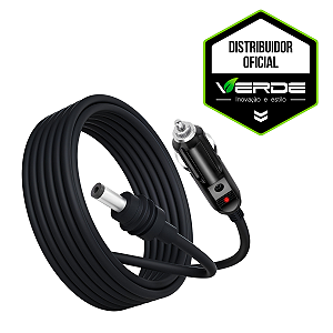 Carregador Veicular + Cabo de Força Starlink DC/DC 65W–100W – 2M - VERDE