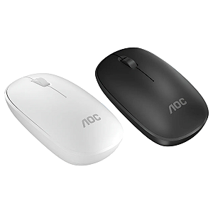 Mouse Óptico Sem Fio Wireless 2.4 Ghz 1600 DPI - AOC