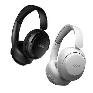 Headphone Bluetooth Wireless com Cancelamento de Ruído ANC - AOC