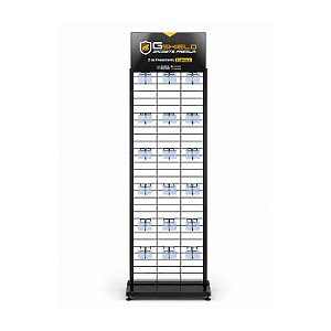 Display de Chão Aramado com 20 Ganchos Inclusos para Exposição - Gshield