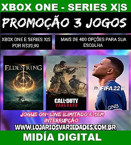 PROMOÇÃO GAMES XBOX 360/ONE/SERIES 