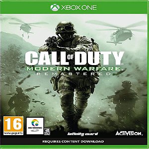 Call of Duty Modern Warfare 2 Campaign Remastered Xbox One Mídia