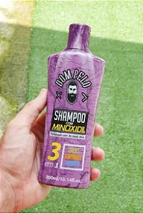 Shampoo com minoxidil 15% - ótimo para Calvicie e barba -
