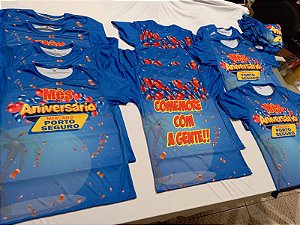 Camisetas em sublimação total