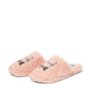 Pantufa Feminina Rosa Gatinho 21743 - Grade c/ 12