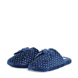 Pantufa Feminina 202647 Marinho Poá - Grade c/12 pares