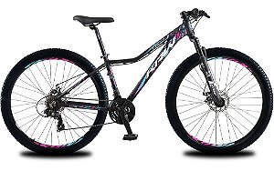 Bicicleta Aro 29 Krw Alumínio 24 Velocidades, Freio a Disco, Suspensão dianteira - KR1 (Outlet)