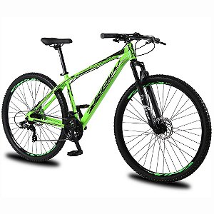 Bicicleta aro 29 KRW Alumínio 21 Velocidades Marchas Freio a Disco Suspensão dianteira Mountain Bike - KR14 (Outlet)
