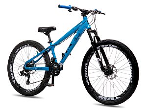 Bicicleta Freeride Krw Aro 26 Freio a Disco 24 Velocidades