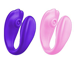 Vibrador de casal com Pulsação - Ruda